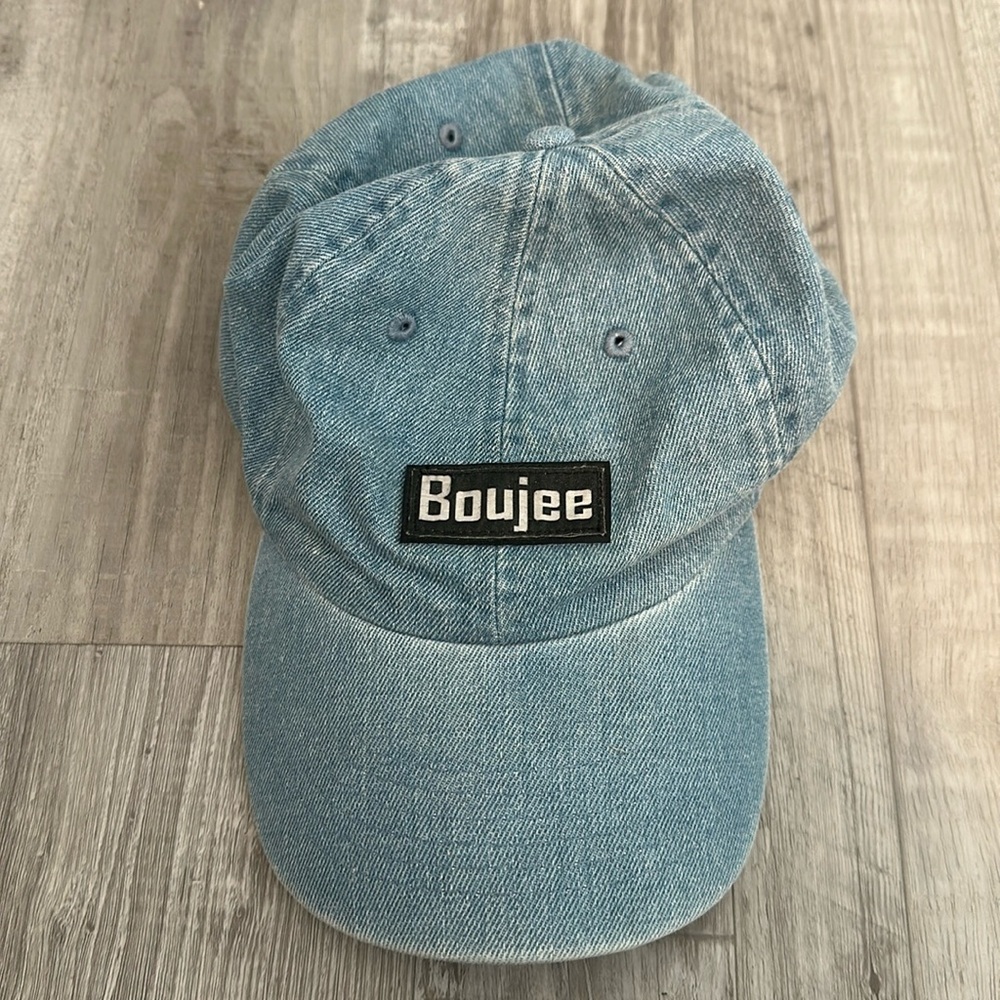 Denim boujee hat